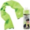 Chill-Its By Ergodyne Cooling Towel, Machine-Washable, 13"x29-1/2", Hi-Vis Lime EGO12439 - alternate 1